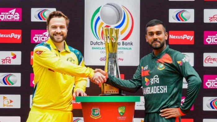 বাংলাদেশ ও অস্ট্রেলিয়ার ম‌ধ্যে ওয়ান‌ডে সিরিজের প্রথম ম‌্যাচ আজ